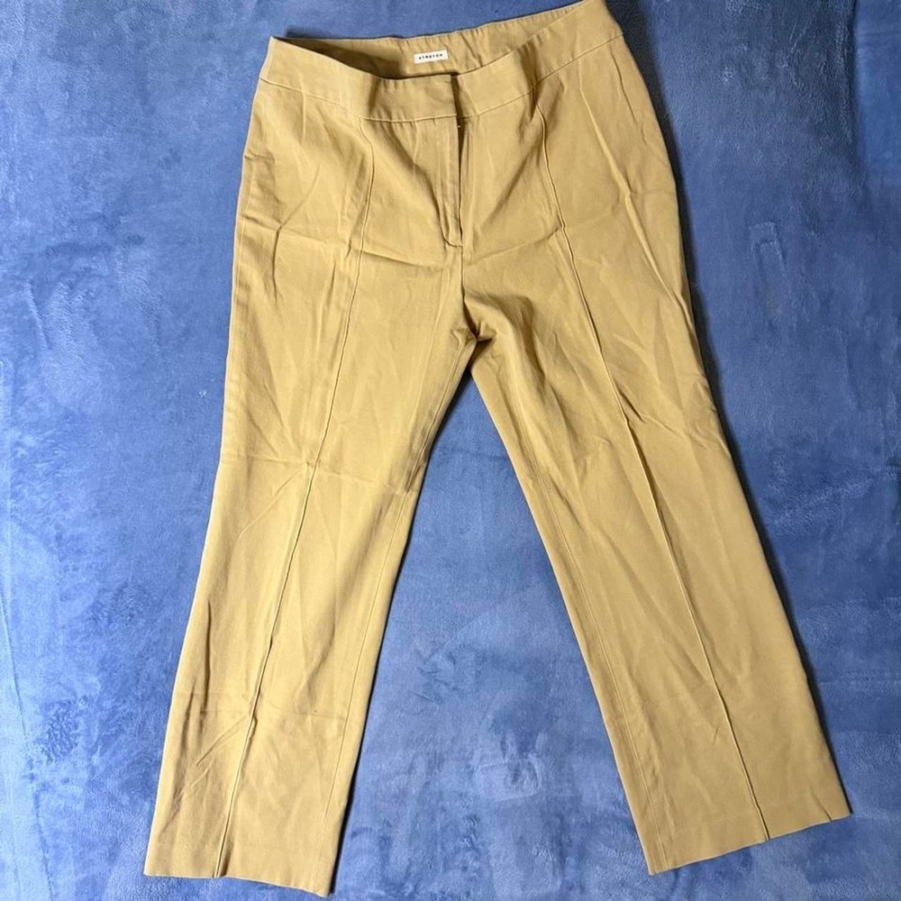 Jones Sports tan cotton spandex stretch pants, size 16